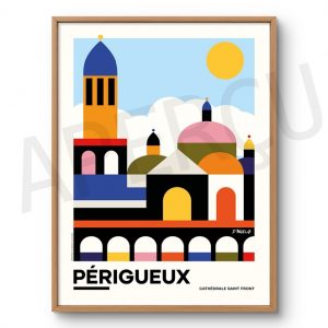 Affiche Périgueux 30x40cm